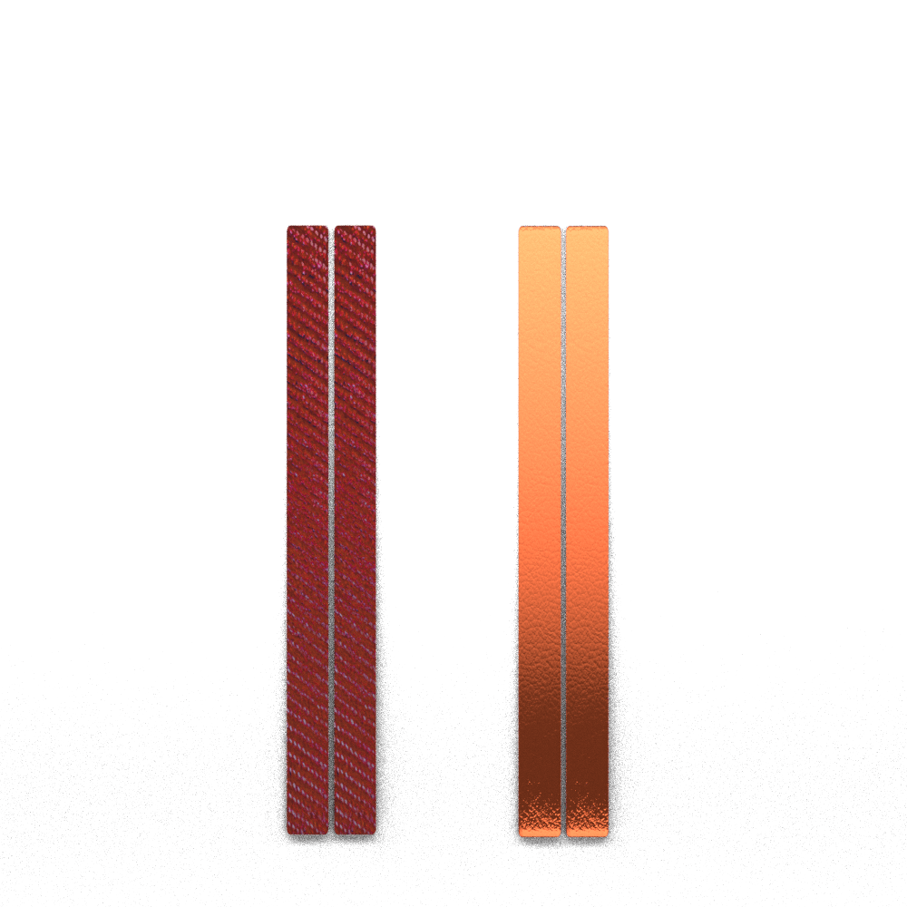 cuir-boucles-d-oreilles-rouge-lurex-orange-metal-creoles-1