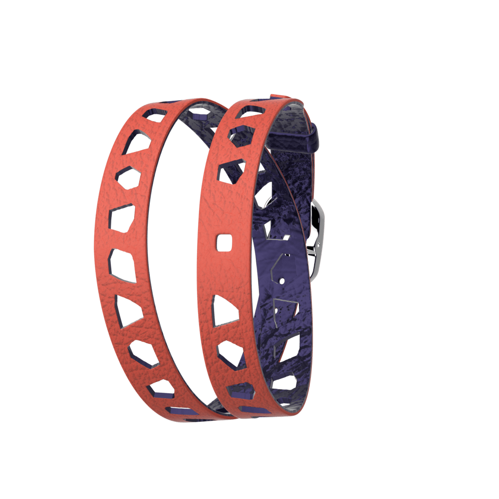 wraparound-leather-strap-girafe-coral-navy-blue-silver-finish-buckle-le_double_tour-1
