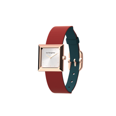 montre-reversible-bleu-petrole-framboise-boitier-l-absolue-carre-finition-doree-rose-pack_bracelet_cuir_montre