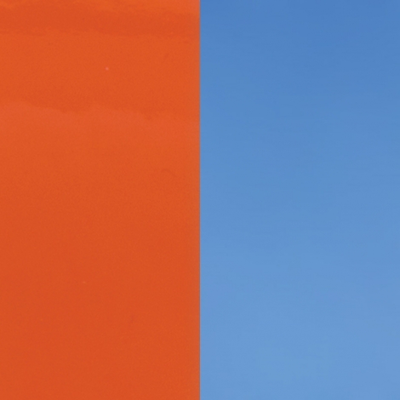 fluid-perspex-insert-earrings-patent-orange-cornflower-creoles